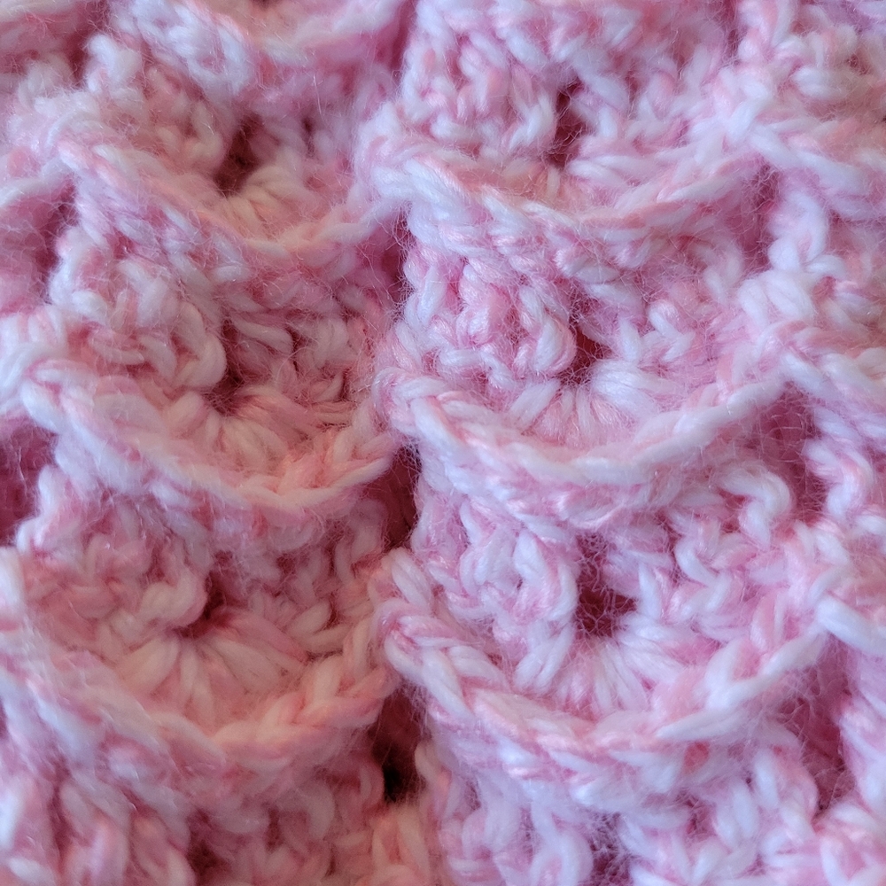 Newborn Handknitted Handmade Crochet Baby Knit Dress Hat Shoes Booties Pink - Picture 4 of 10